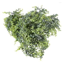 Decorative Flowers Promotion! 3 Pack Artificial Eucalyptus Garland Faux Vines Greenery Wedding Backdrop Arch 6 Feet/Pcs Hanging Plant