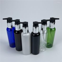 Storage Bottles 200ml 30pcs Empty Plastic Lotion Bottle Liquid Soap Pump Container For Personal Care Black Silver Cosmetic