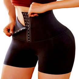 Women's Shapers Shorts High Waist Trainer Lift Up Butt Lifter Body Shaper with Hooks Firm Tummy Control Panties Shapewear Thigh Slimmer Girdles 230307