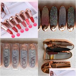 Lipstick Moji Matte 6Colors Y Waterproof Lasting Long Professional Lip Sticks Makeup Products Women Fashion Drop Delivery Health Beau Dh5Rt