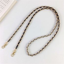 Cell Phone Straps Charms Luxury Mobile Corssbody Lanyard Leather Chain Rope For 14 13 pro max Flip 4 S23 Ultra