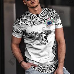 Men's T Shirts 3D Printing Short Sleeve T-Shirt Polynesian Harajuku Tribe Unique Custom Gift Funny Routine 2023 Trend