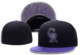 2023 Rockies CR Letter Baseball Caps Casquettes Chapeus für Männer Frauen Sport Hip Hop Fashion Knochen ausgestattet Hats H14-3.7