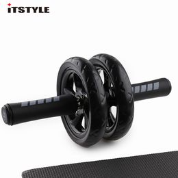 Ab Rollers No Noise Abdominal Wheel Ab Roller With Mat For Gym Exercise Fitness Equipment 230307