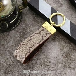 Luxury Maxi Dragonne Key chain Buckle lovers Car Keychain Designer Handmade Leather Design Keychains Men Women Bag Pendant Accesso193I