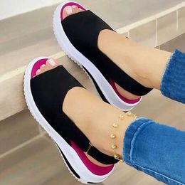 Sandals Women Sandals Peep Toe Low Heels Sandals Wedges Shoes For Women Elegant Heeled Sandalias Mujer Free Shipping Summer Sandals Z0306