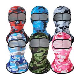 Cycling Motorcycle Face Mask Outdoor Sports Hood Full Cover Balaclava Summer Sun Rotection Neck Scraf Riding Headgear E0308