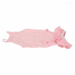 Cat Costumes Recovery Suit Loose Pink Lace Neckline Skin Friendly Modal Shirt For Physiological Period