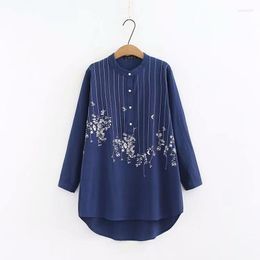 Women's Blouses Kimono Cardigan Women Embroidered Shirt Japanese Outfits Streetwear Chinese Ladies Top Summer Tops For 2023 FF1850