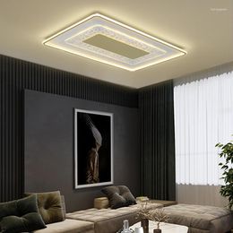 Ceiling Lights Modern LED For Living Room Bedroom Lamp Gold Ultra-thin Kitchen Dimmable Ceiling-mounted Luminaire