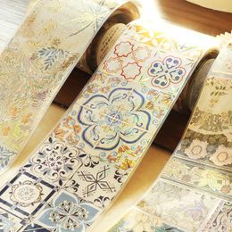 Gift Wrap Classic Ornamented Pet Tape Transparent Waterproof European Vintage Style Hand Ledger Diary Wall Stick Mobile Phone Sticker