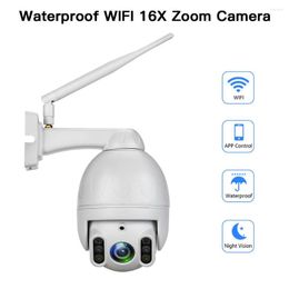 Wireless 16X Zoom WIFI Camera Motion Detect Outdoor PTZ IP Speed Dome CCTV Security Cameras P2P Cam Exterior