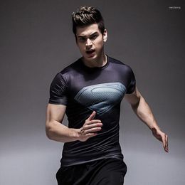 Men's T Shirts 3D Printed Summer Shirt Men Compression Short Sleeve T-Shirt Fashion School Cosplay Tshirt Fitness Clothing Tops&Tees