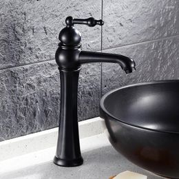 Bathroom Sink Faucets Cold And Faucet High Black Bronze Kraus Single Handle Basin In Matte