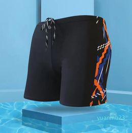 2022 Boxer swimming shorts HOT 13 trunks milk silk personality color matching swimming trunks men high-waist swimming pool trunks 01