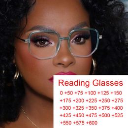Sunglasses Green Clear Computer Reading Glasses Women Men Blue Light Blocking Eyeglasses 0 To 6.0 Vision Fashion Gradient EyewearSunglasses