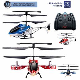 H1 Remote Control 2.4G Alloy Helicopter& Kid Toy, 3.5/ 4.5 Channel, Altitude Hold, Gyroscope-Sensor, LED Lights, Kids Gift, 3-1