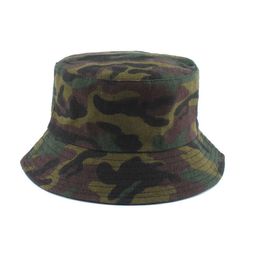 Wide Brim Hats Camouflage Print Reversible Bucket Hat Men Fisherman Hat Outdoor Travel Sun Hat For Women Streetwear Hip Hop Cap R230308