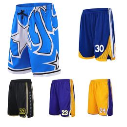 Jogging Clothing Basketball Shorts Men Running Trainning Start Print Magia pantalones cortos de baloncesto 230307