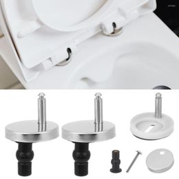 Toilet Seat Covers 2PCS Durable Closestool Chrome Repair Replacement Hinge Linker Hinges Fittings Screws