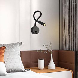 Wall Lamp Led Reading Light With Switch Design Sconces Flexible Tube Study Room Daily Lights Fixture