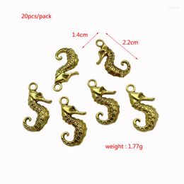 Charms JunKang Hippocampus Seahorse Pendant For Fashion Jewelry Making DIY Handmade Necklace And Bracelet Accessory Materials Wholesale