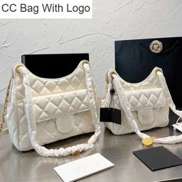 CC Bag Other Bags Top Quality Pouch Soft Leather Single-Shoulder Bags Ladies Large Clutch Bag Luxury Designer Brand Chain Handbag Solid Colour Rhombus Lattice Cr