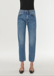 Women's Jeans Women Jeans Asymmetrically Cut Vintage Straight Nine-point jeans woman Jeans Pants 230308