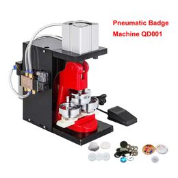 Pneumatic Badge Machine Desktop Pneumatic Badge Refrigerator Paste Pressing Mold Making Machine Without Pump 220V/110V