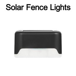 Solar Wall Lights Led Fence Lamp Waterproof Outdoor Security Lamps for Patio Stairs Garden Pathway and Yard Usastar