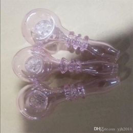 Smoking Pipes Color 3 wheel snowflake glass smoke pot glass bong water pipe Titanium nail grinder,