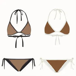 Classics Letter Bikini Set Designer Two Pieces Bikinis 2023 Halter Sexy Padded Push Up Swimsuit XL Fashion Swimwear Women Biquinis With Tags IN Stock Fast Shipping