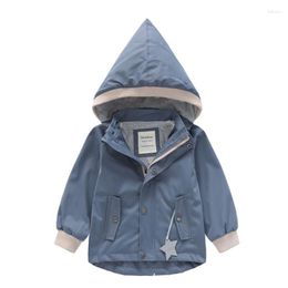 Jackets Spring Autumn Rainproof Hooded Child Coat Windproof Kids Outfits Warm Baby Girl Boy Jacket Children Outerwear For 2-11 Years Old