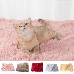 Cat Beds Dog Blanket Bed Mats Pet Sleeping Pad Soft Plush Cushion Cover Throw Blankets For Small Medium Large Dogs Mattress