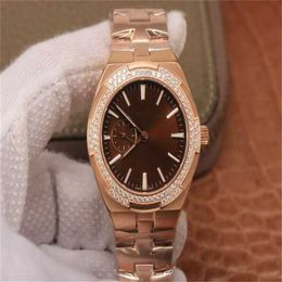 Designer Watches 2305V Montre DE Luxe Lady watch 5300 automatic mechanical movement stainless steel case strap luxury watches Wristwatches2211