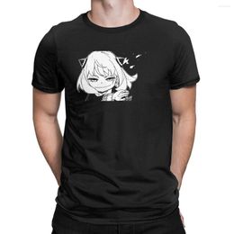 Men's T Shirts Anya ForgerSpy X Family Clothing Gift For Anime Lover Cotton Fashion Short Sleeve Round Neck Tees Arrival T-Shirt Men