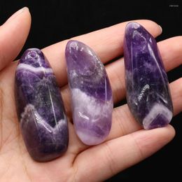 Charms Natural Semi-precious Stones Pendant Irregular Amethyst DIY For Jewelry Making Necklaces Accessories Gift