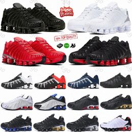 With Box ShoX tl r4 nz Shoes Men Women White Red Platinum Mens Womens Trainers Sports Sneakers