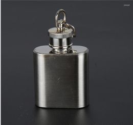 Hip Flasks By Dhl 100pcs Outdoor Pocket 1oz Mini Stainless Steel Flask With Keychain Alcohol Whiskey Liquor Drinkware