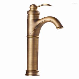 Bathroom Sink Faucets Faucet Antique Copper Brass Basin Low Lead Hand European Style Mixer Taps