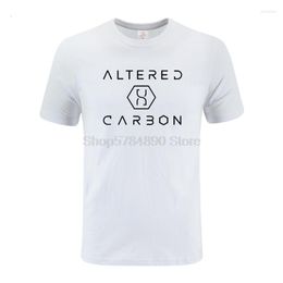 Men's T Shirts 2023 Arrival Summer Fashion Altered Carbon Print Tshirt Television TV Show Tops Tees Cotton Short Sleeve O-Neck T-Shirt Men