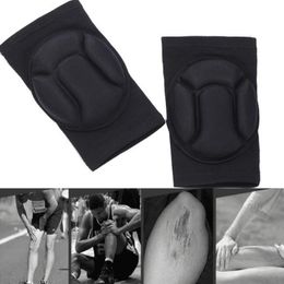 Knee Pads Elbow & 2pcs Sports Safety Support Brace Elastic Sponge Pad Guard Protector Running Fitness Cycling Sleeve