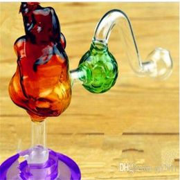 Smoking Pipes Hookah accessories panda football pot Wholesale Glass bongs Oil Burner Glass Pipes