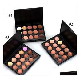 Foundation Primer Professional 15 Colours Concealer Contour Face Cream Mini Size Makeup Palette Pro Tool For Salon Party Dail Dhklm