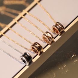 BUIGARI BZERO1 series designer necklace for woman diamond Gold plated 18K highest counter quality classic style gift for girlfriend with box 020