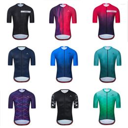 Racing Jackets Miloto Men Short Sleeve Cycling Jersey MTB Road Bike UV Resistant Quick Dry Breathable Sports Clothing Apparel Stretchy