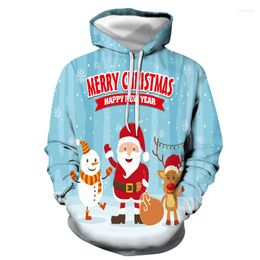 Men's Hoodies Santa Claus Series Casual Style Men And Women 3D Hoodie Personalised Sweatshirt Autumn Winter Warm Jacket Brand Direct Sales
