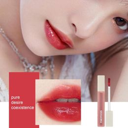Lip Gloss Mirror Glaze Easy To Colour High Saturation Hydrating Moisturising Water-light Liquid Lipstick Cosmetic For Girl Maquillaje