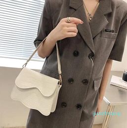 Evening Bags Trend Handbag Solid Color Stone Grain Shoulder Crossbody Bag Quality Leather Phone Small Square 94