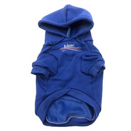 Winter Pet Clothes Fashion Brand Clothing Pets Dog Cat Clothes Brushed Hoody